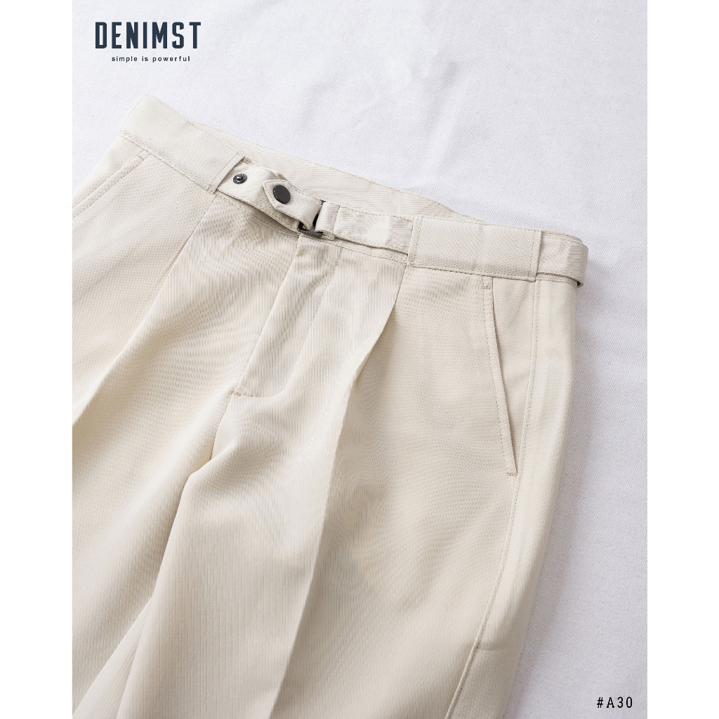 Quần âu nam DENIMST A30, form baggy Hàn Quốc trẻ trung