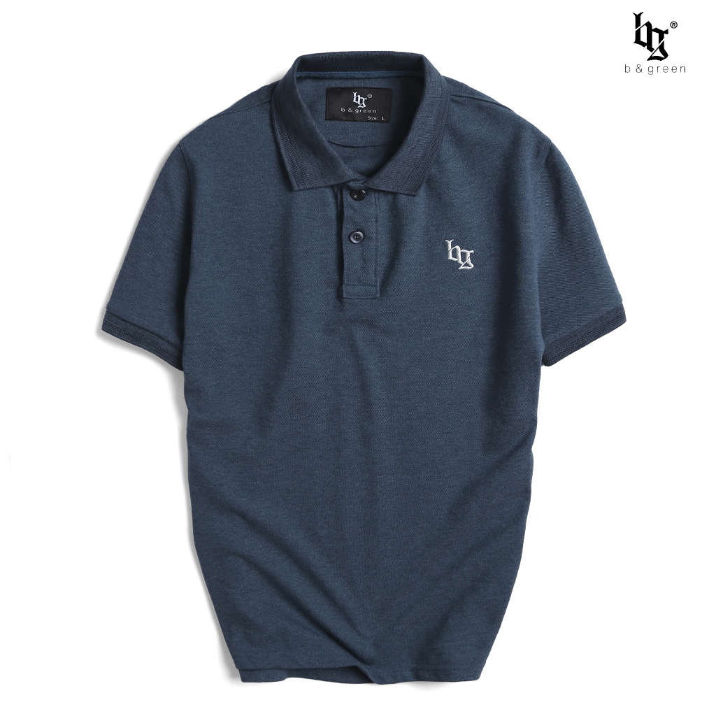 Áo Polo nam có cổ BASIC - B&GREEN vải cá sấu cotton , nam tính, chỉn chu, sang trọng