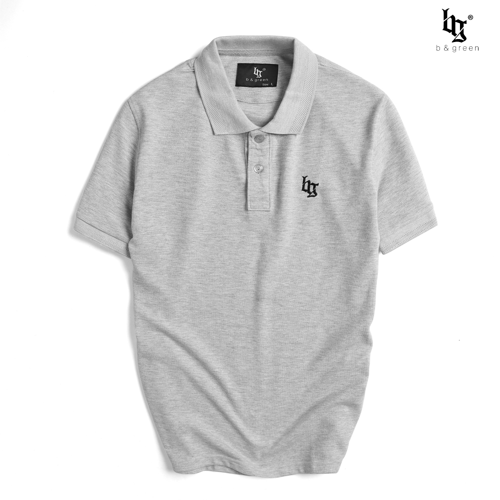 Áo Polo nam có cổ BASIC - B&GREEN vải cá sấu cotton , nam tính, chỉn chu, sang trọng
