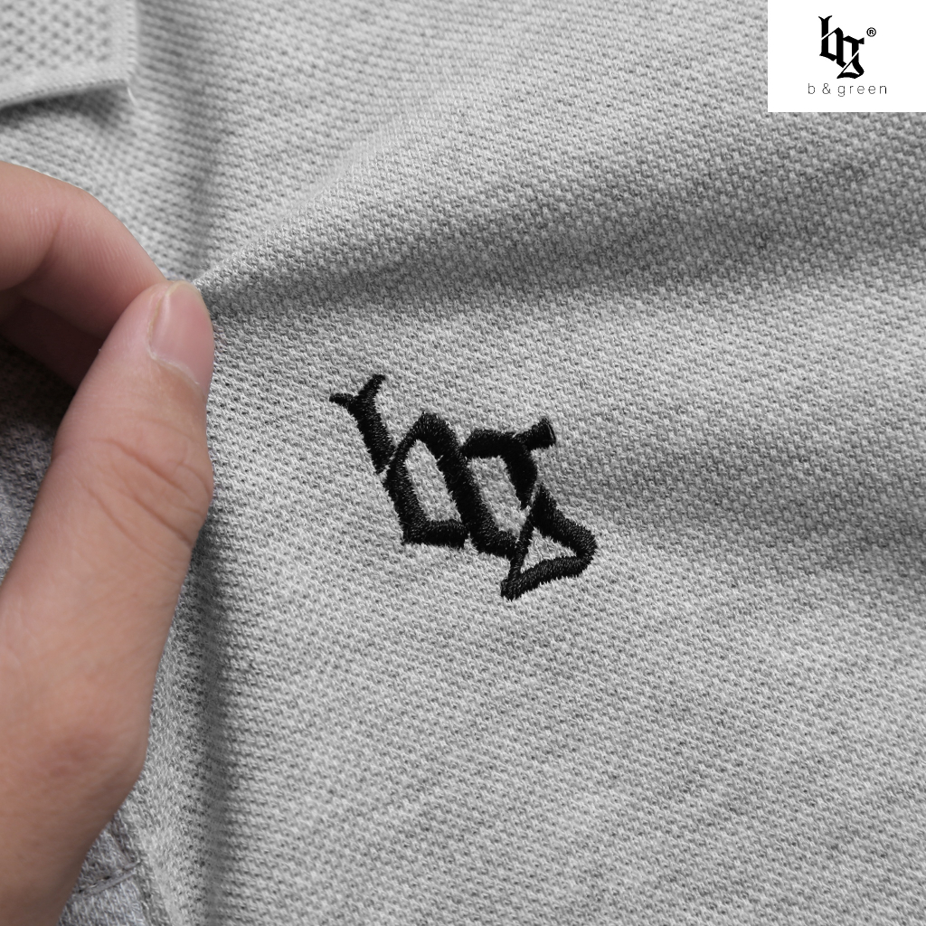 Áo Polo nam có cổ BASIC - B&GREEN vải cá sấu cotton , nam tính, chỉn chu, sang trọng