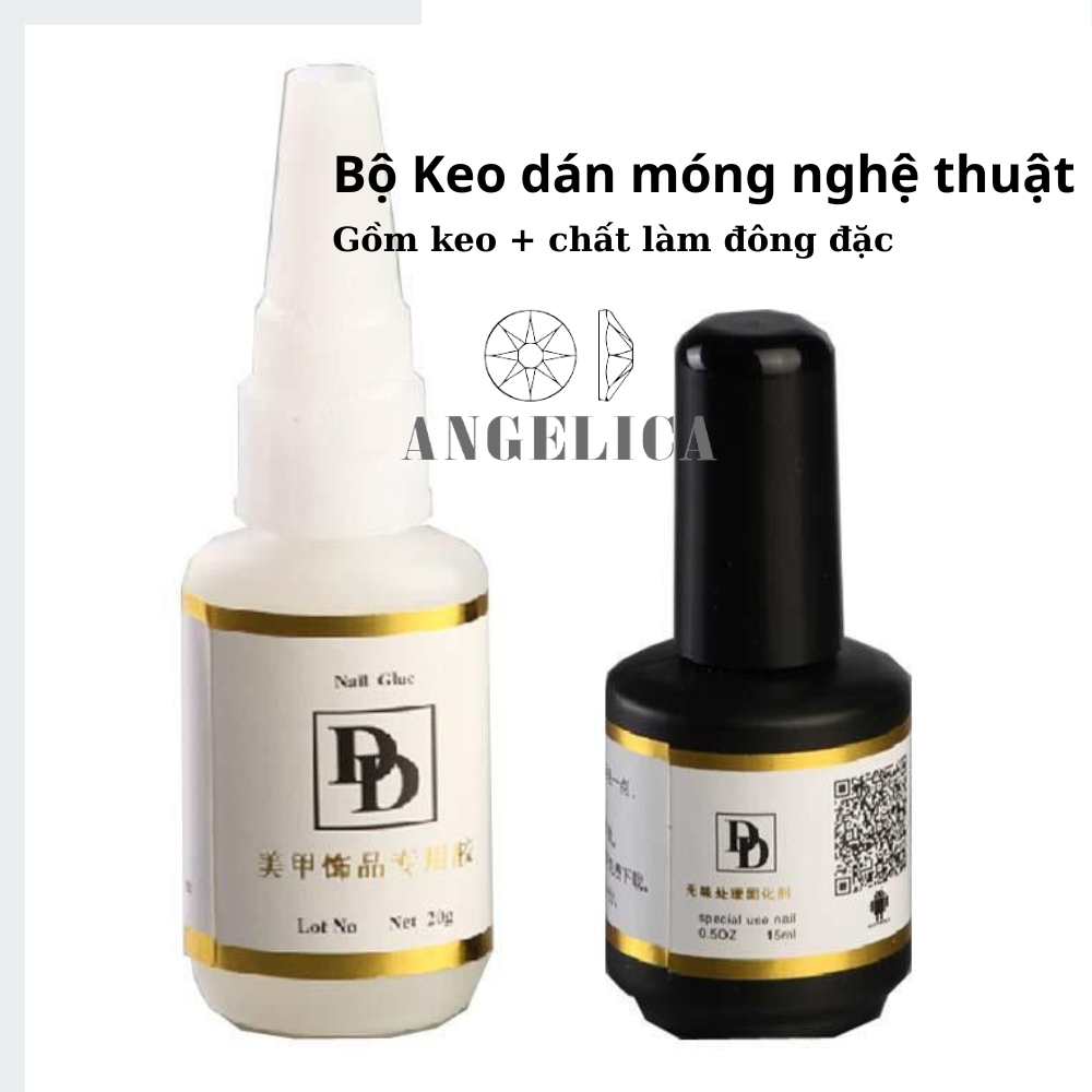 Keo Bê Tông Cao Cấp Gắn Phụ Kiện Nail Đính Đá Siêu Chắc ANGELICA KBT