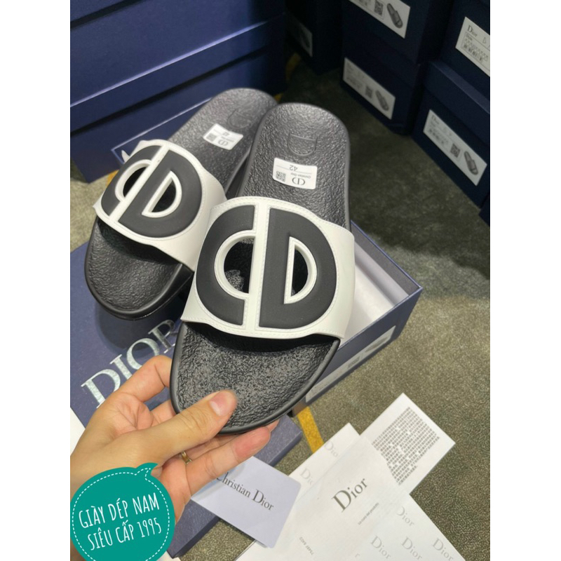 Dép quai ngang nam thời trang chữ CD hàng cao cấp