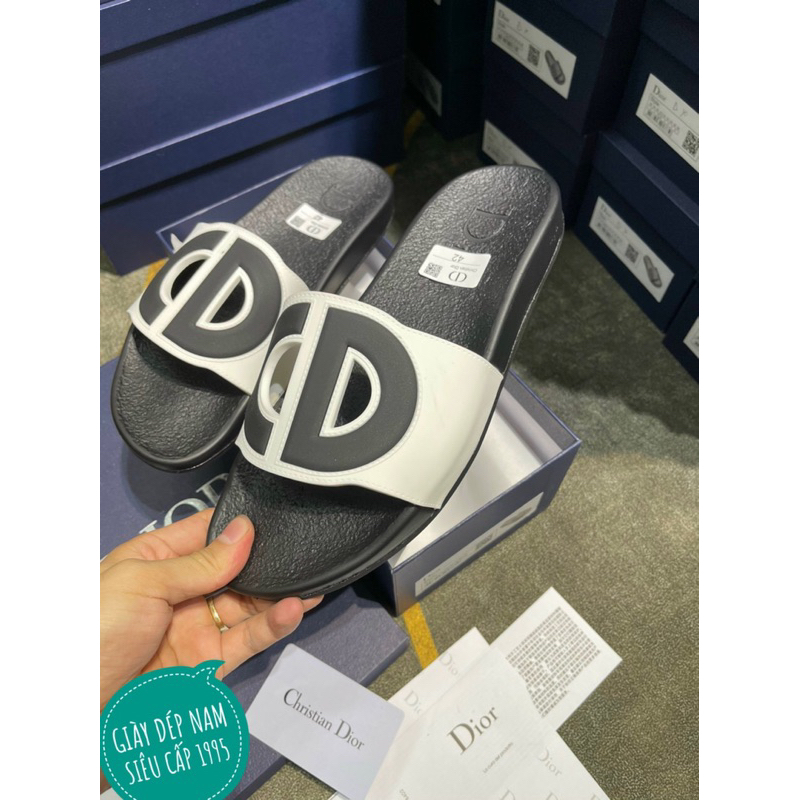Dép quai ngang nam thời trang chữ CD hàng cao cấp