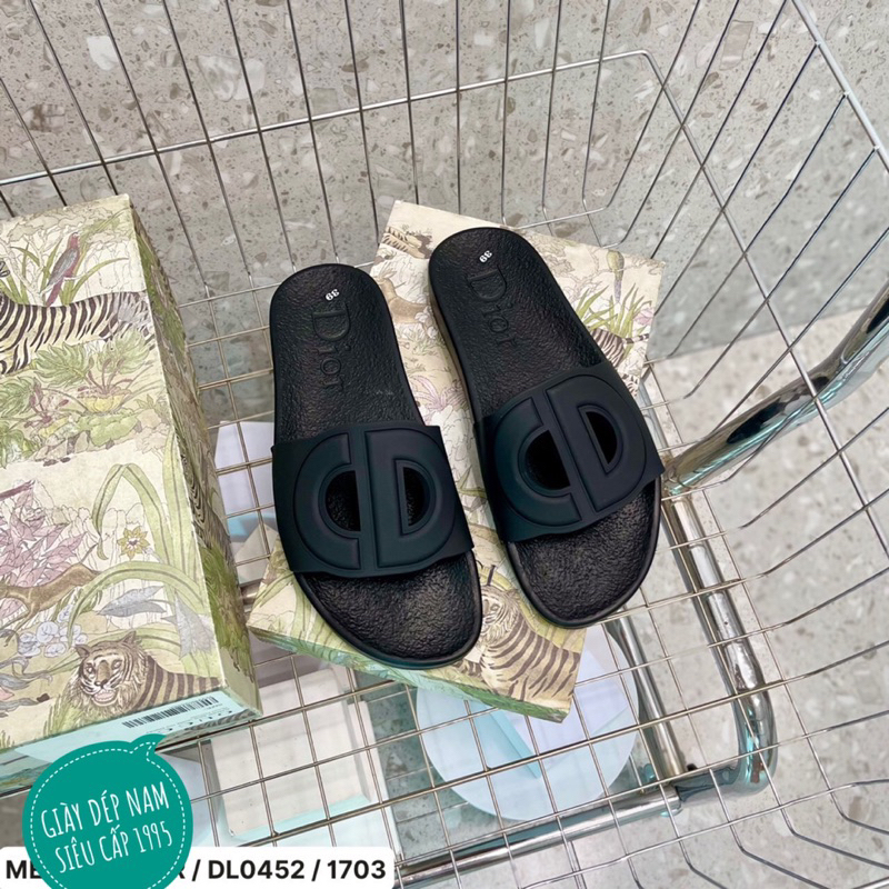 Dép quai ngang nam thời trang chữ CD hàng cao cấp