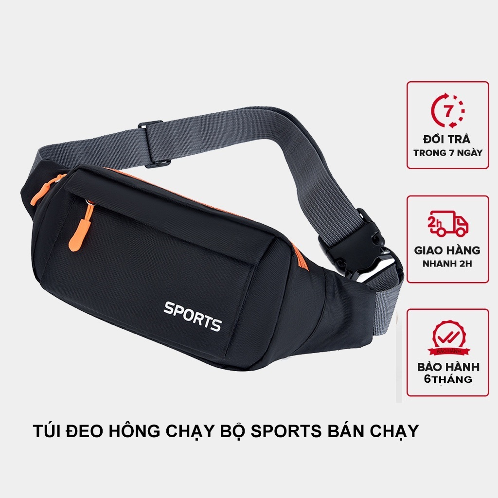 Túi bao tử nam nữ đeo hông,túi chạy bộ chạy bộ tập gym Sport