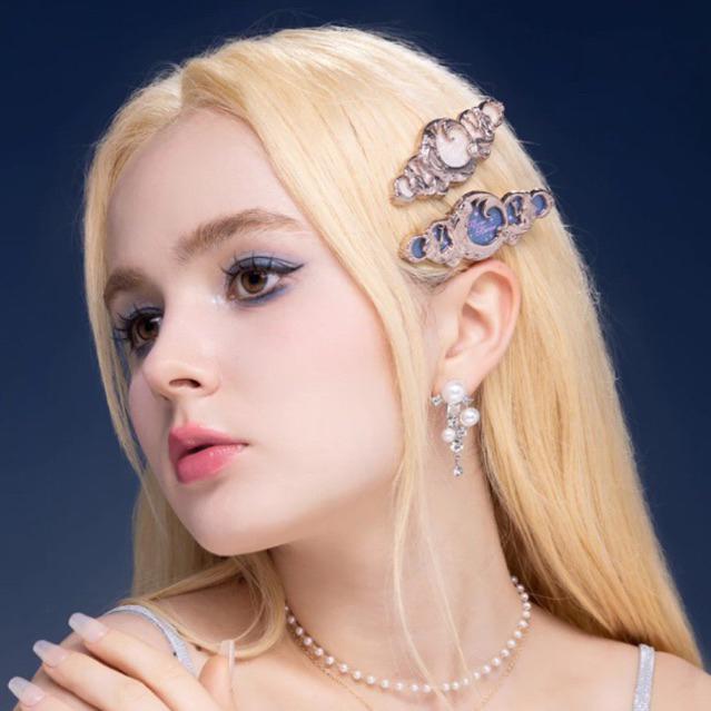 Kẹp tóc, cột tóc Scrunchies Flower Knows series Mermaid Tiên cá