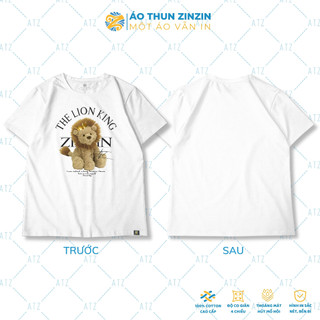 Áo thun unisex sư tử Lion King, vải 100% cotton 4 chiều cao cấp, mềm mịn, thoáng mát, thấm hút.