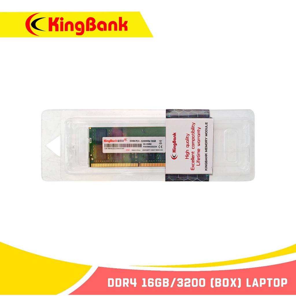 Ram Laptop DDR4  8GB/16GB Bus 2666/3200MHZ  KINGBANK ,Chính Hãng mới 100% bảo hành 3 năm