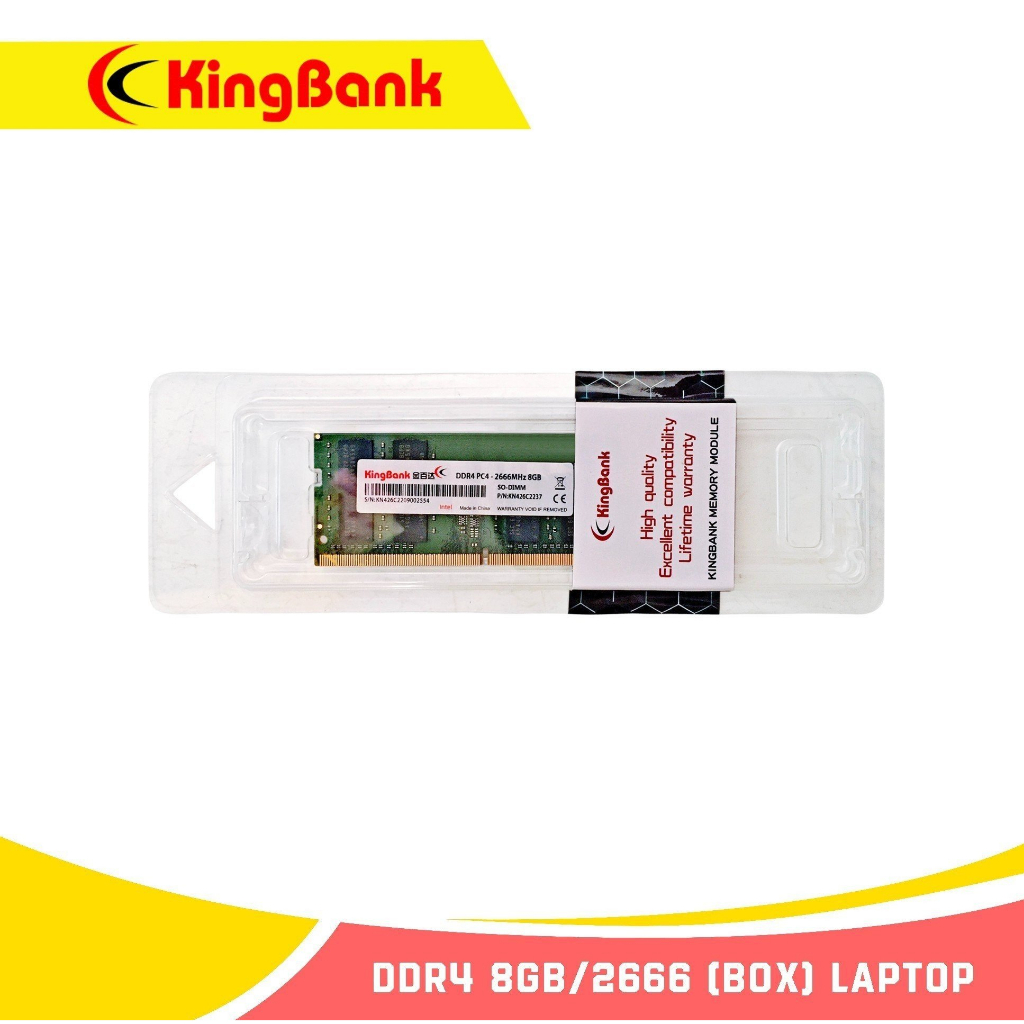 Ram Laptop DDR4  8GB/16GB Bus 2666/3200MHZ  KINGBANK ,Chính Hãng mới 100% bảo hành 3 năm