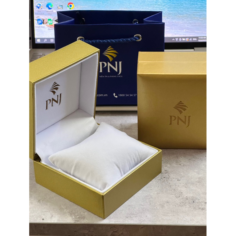 Hộp PNJ Đựng Đồng Hồ / Lắc / Vòng Tay, HỘP NỮ TRANG PNJ
