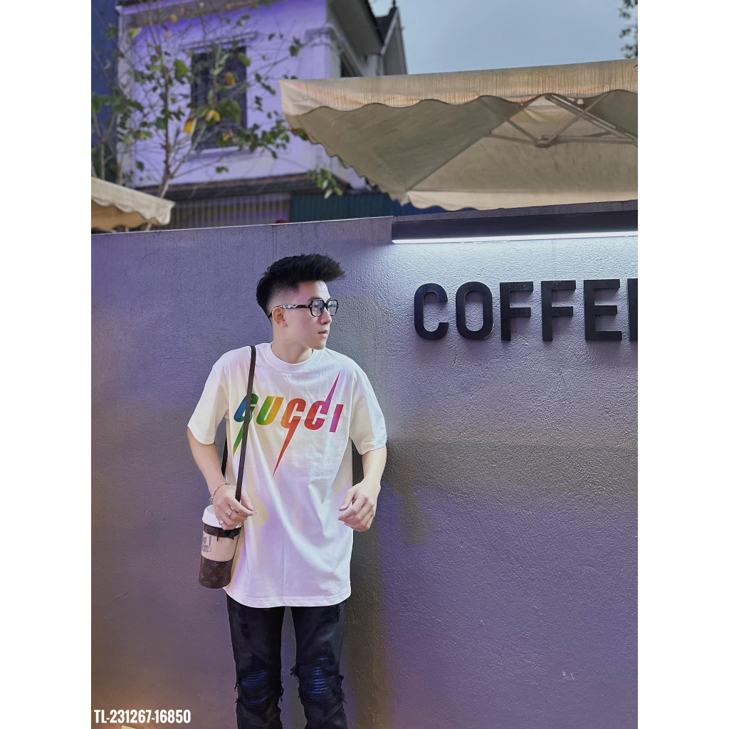 Áo Phông 3158 Chất Cotton Khô In Hình Vẩy Sơn Dáng Rộng Nam Nữ Unisex Bigsize Cổ Tròn Tay Lỡ - Áo Thun Ctk