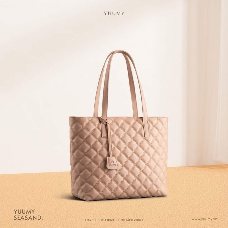 Túi xách da nữ phối Charm trang trí Yuumy Seasand YTX28