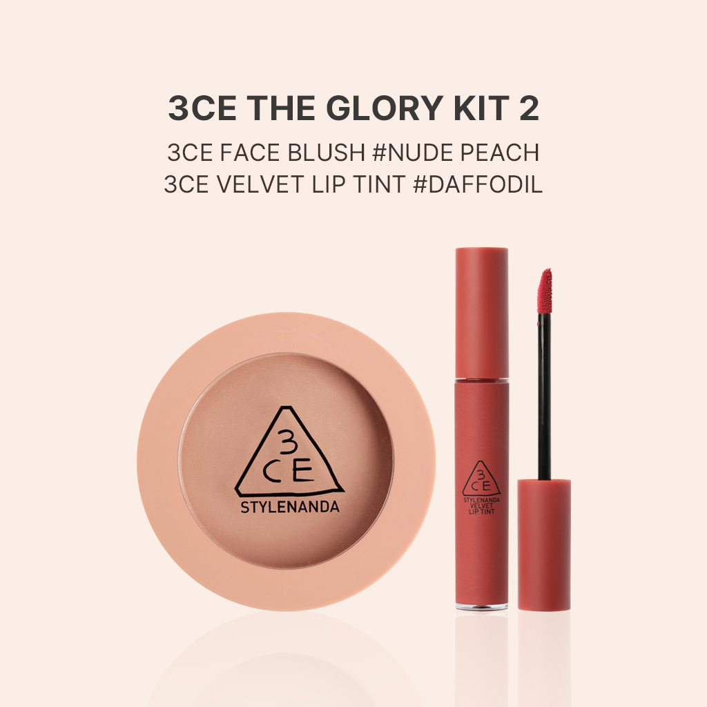 Bộ sản phẩm trang điểm 3CE The glory 3CE The Glory Kit | Official Store Kit Make up Cosmetic
