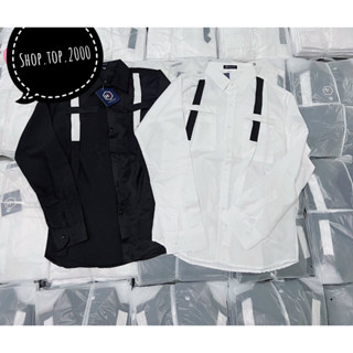 (Hàng loại 1 ) Áo sơ mi nam sọc thom browne tay dài trắng nam