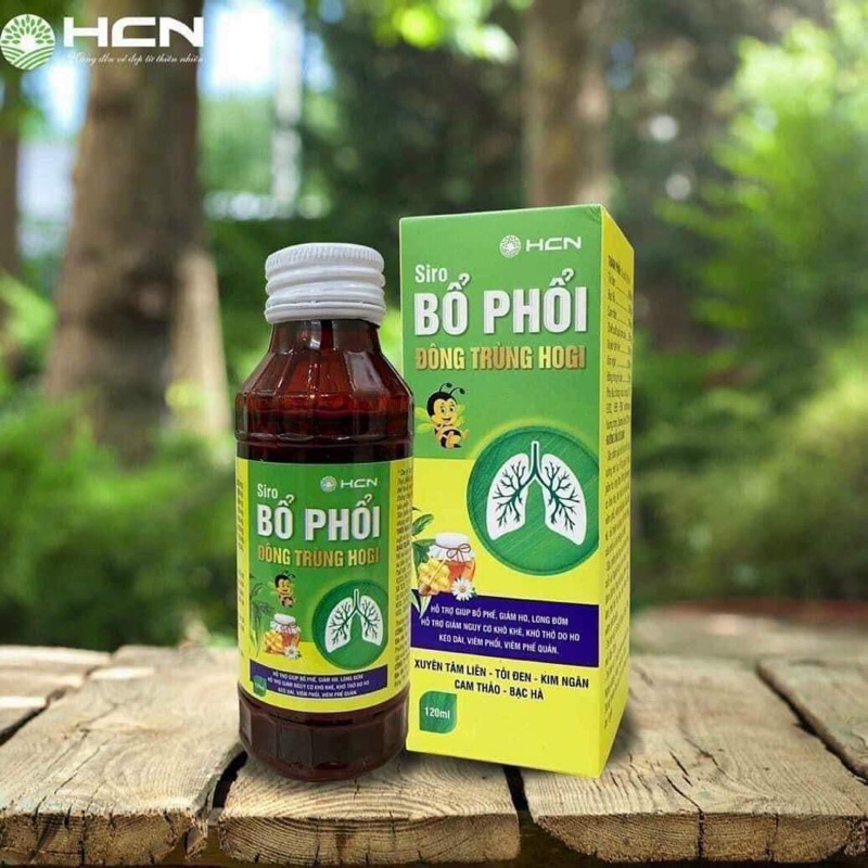 HỘP 120ML SIRO BỔ PHỔI ĐÔNG TRÙNG HOGI HCN