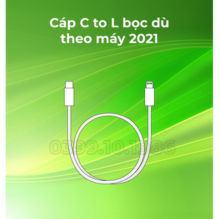 Cáp type c to ln theo máy 2021 sạc nhanh pd 3.0