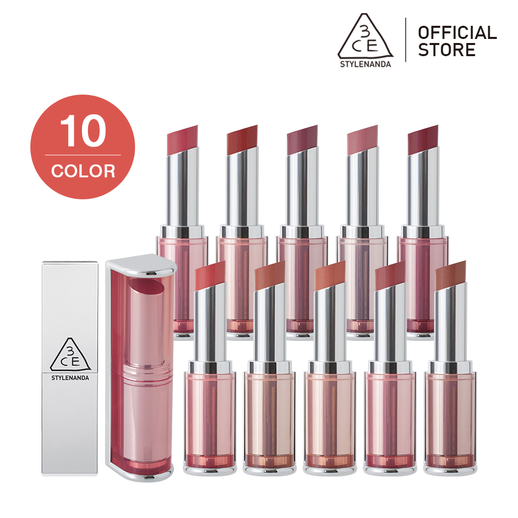 Son Mịn lì, mờ ảo, nhẹ tênh 3CE Blur Matte Lipstick 4g |Official Store Lip Make up Cosmetic