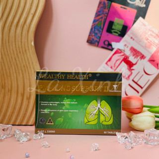 Viên uống bổ phổi giảm ho, tan đờm ÚC Wealthy Health PM Lung Support II 60 viên