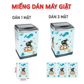 Decal dán máy giặt CẬU BÉ THUỲEN TRƯỞNG - Tủ lạnh mini