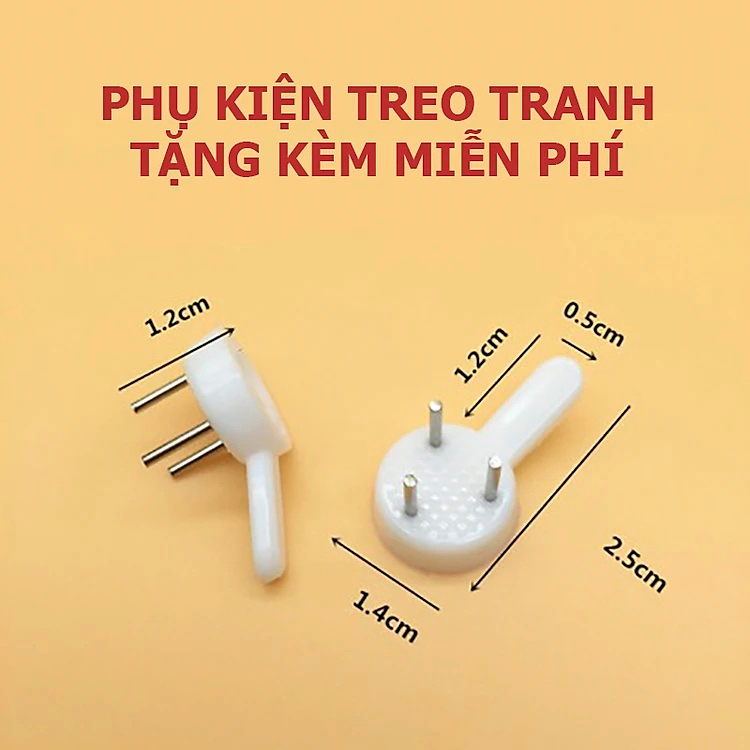 Tranh Phật Giáo - Trang Trí Decor Nhà Cửa, Phòng, Shop, Quán Ăn, Nhà Hàng, Homestay - Canvas - 40x60cm