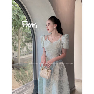 Đầm Gấm Dài Yếm