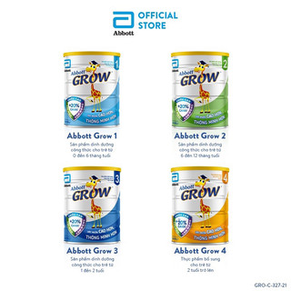 GROW ABBOTT 900G số 3 ( Cho bé từ 1-2 tuổi)