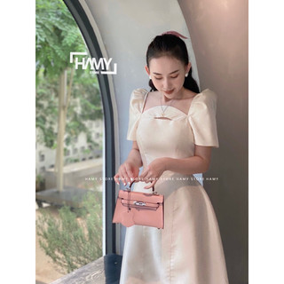 Đầm Xoè Dài Tay Phồng