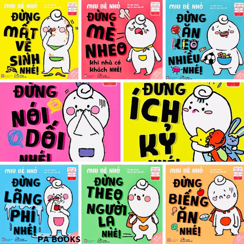 Sách Ehon Kỹ Năng Sống - Miu Bé Nhỏ Dành cho Trẻ 0-6 Tuổi ( Lẻ quyển )