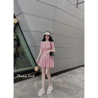 🌈BIGSIZE ĐẦM THUN GÂN CỔ V  🌈