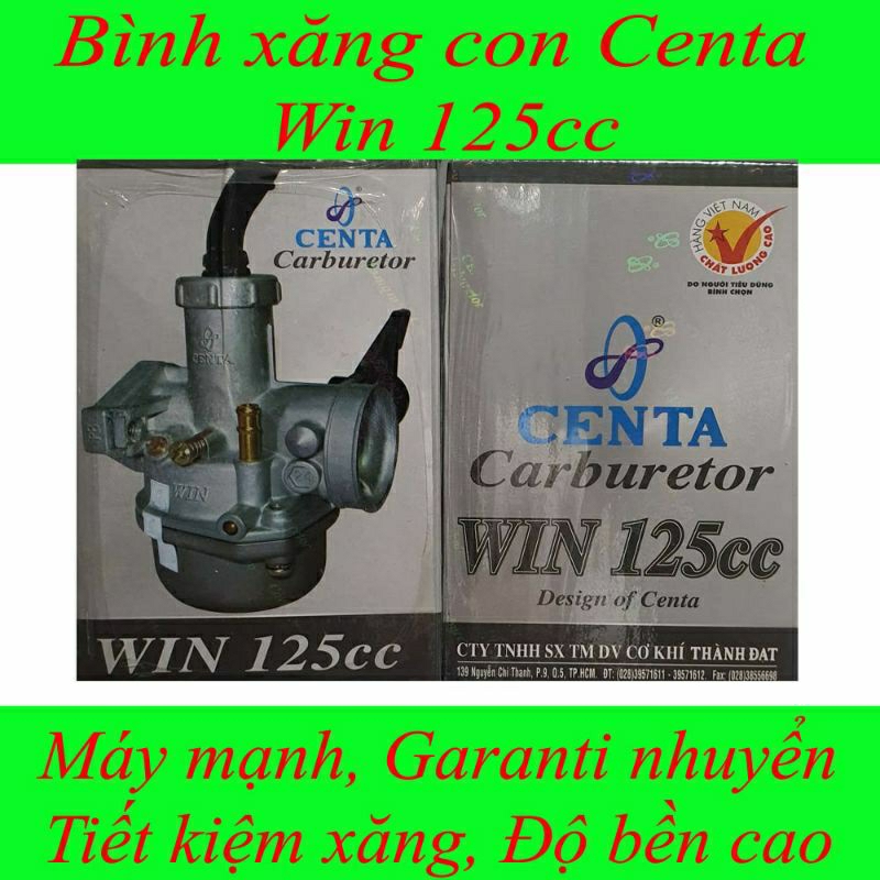 Bình Xăng Con - Win 125 Hiệu Centa Chính Hãng [ Trái Ga Ø 20 ]