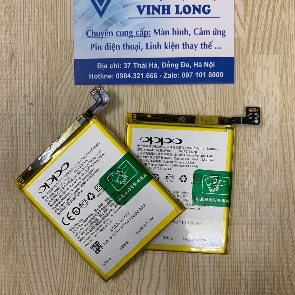 Pin Oppo R15  3400Mah - New
