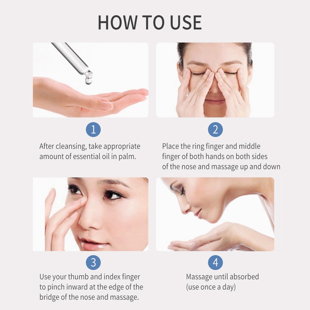 Serum cao mũi 10ml tinh dầu nâng mũi săn chắc tạo dáng mũi tăng chiều cao sống mũi 100%
