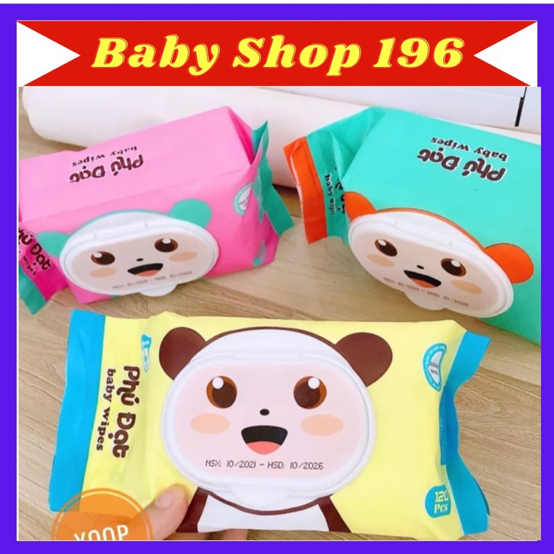 Khăn ướt gấu cao cấp không mùi siêu xinh.date xa.an toàn cho bé