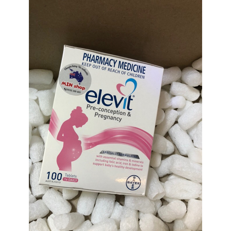 Elevit cho mẹ bầu Úc - Vitamin Bà Bầu 100 Viên