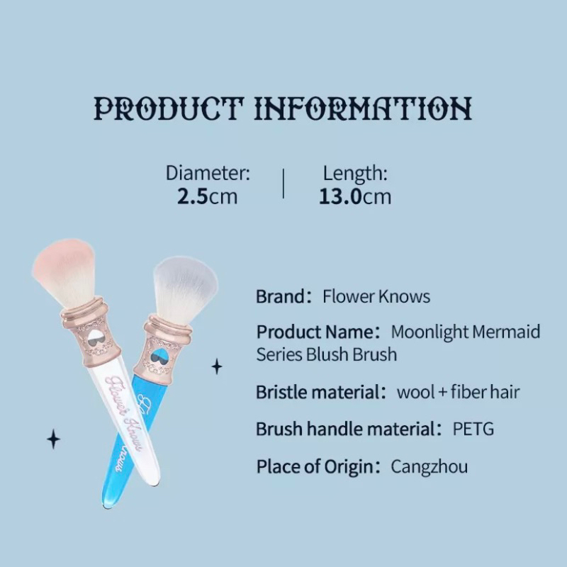 Cọ má hồng Flower Knows Moonlight Mermaid Series