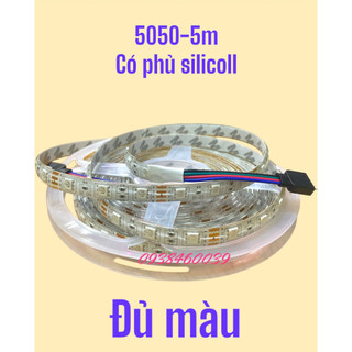 Cuộn led dán 12v 5050 đủ màu-chạy đuổi