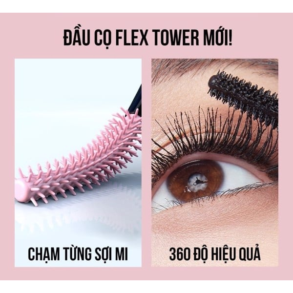 Mascara Maybelline Làm Dài Và Dày Mi Sky High Waterproof Makeup Volumizing (6ml)