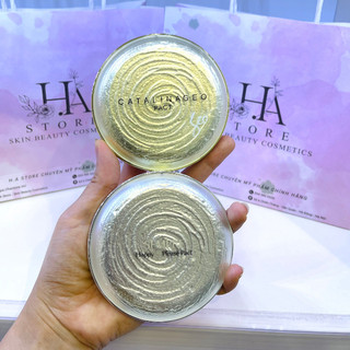 Phấn Phủ Geo Sempre Happy & Please Pact Trắng Và Vàng Hàn Quốc TAstore