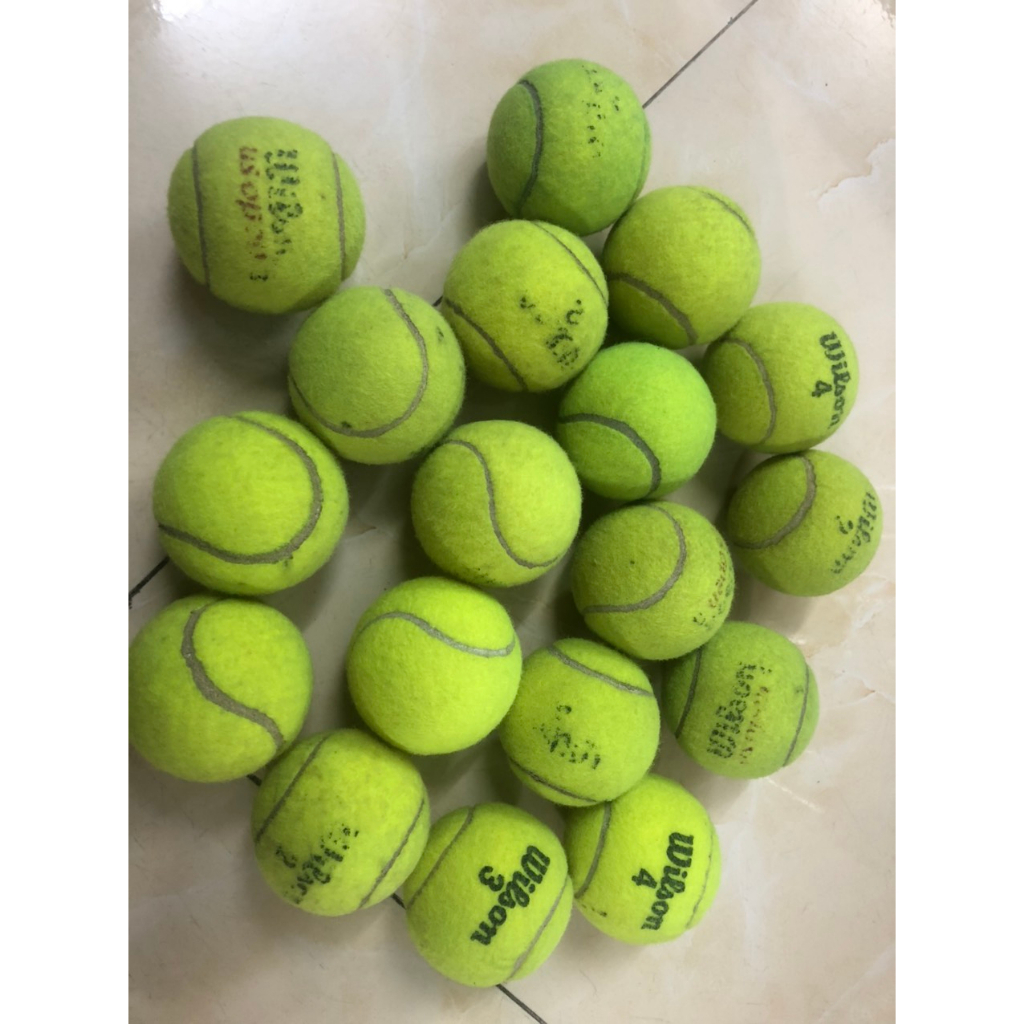 Bóng tennis đã qua sử dụng dành cho tập luyên 1 hộp 4 trái