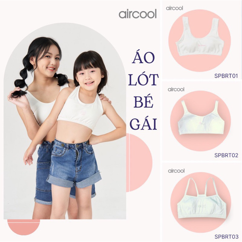 Áo lót cho bé gái tuổi dậy thì 8-16 Tuổi Aircool mềm mịn