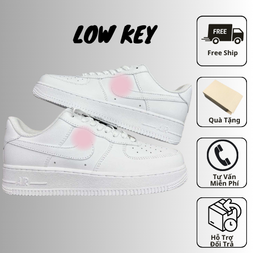 Giày Nike Air Froce 1,Giày Thể Thao Nam, Nữ AF1 Bản Full Trắng Đầy Đủ Size 36-43 Bill Box