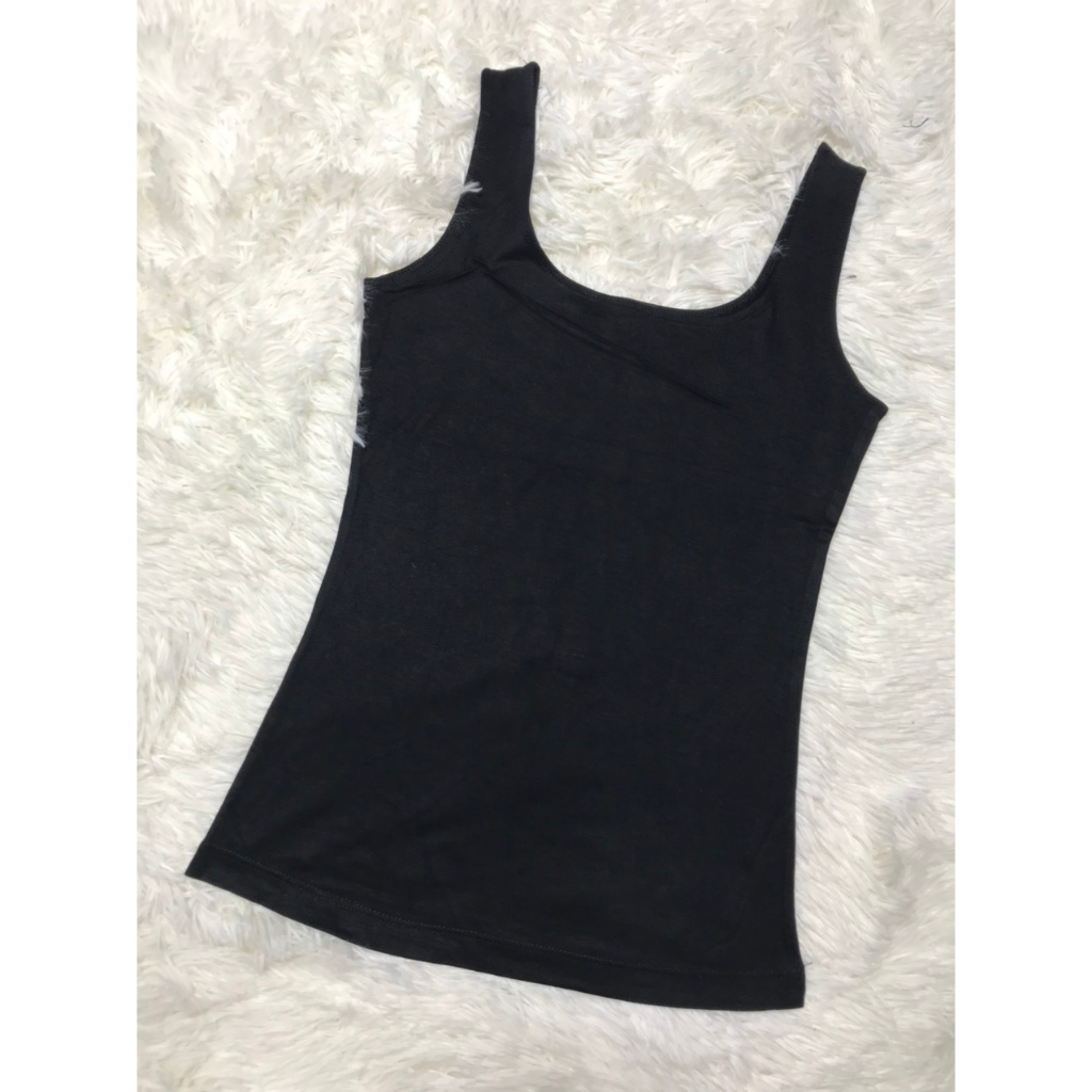 Áo hai dây nữ bản to chất thun lạnh mềm mát, co giãn - áo sát nách nữ cổ sâu nhiều màu