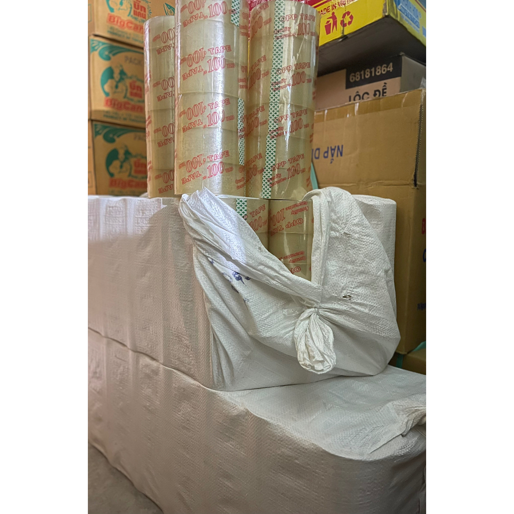 Băng keo, Băng dính trong dày loại tốt Opp Tape 1.2kg - 1.4kg - 2kg