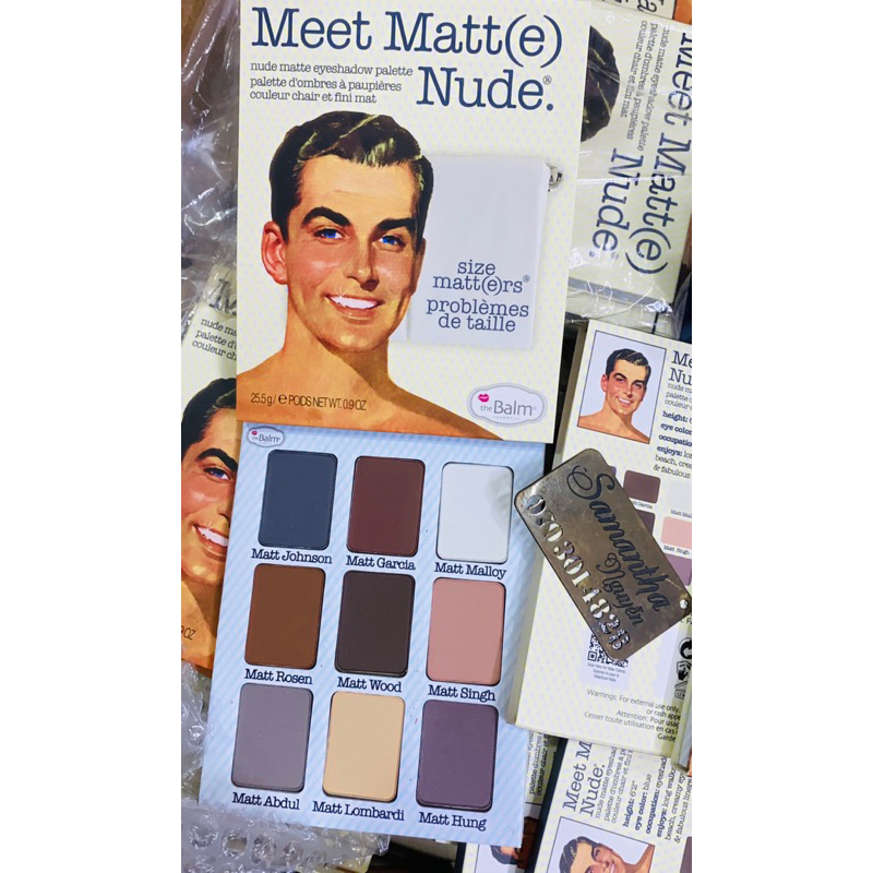 Bảng màu mắt The Balm Nude 9 ô Fullsize