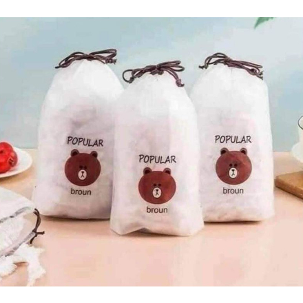 SET 100 túi màng bọc thực phẩm có chun co dãn