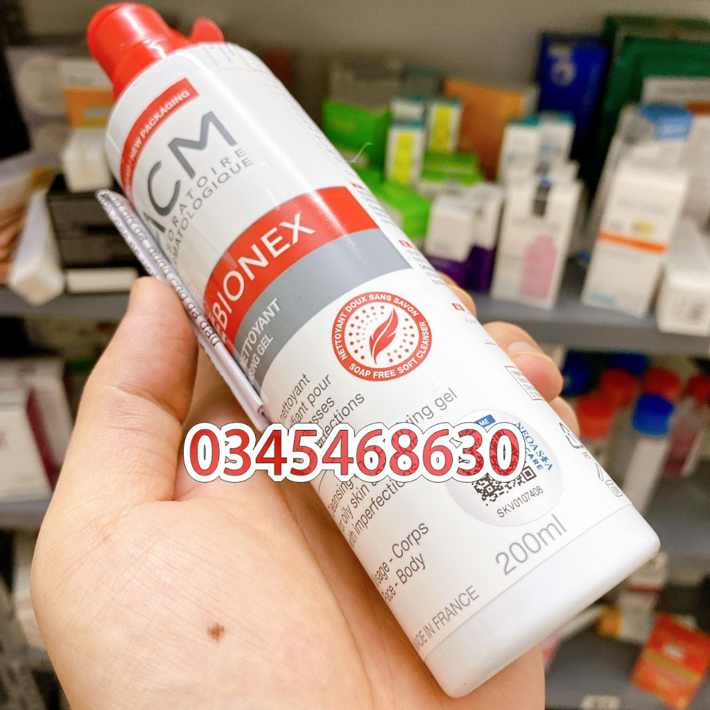 SỮA RỬA MẶT CHO DA NHỜN, DA MỤN. ACM SEBIONEX FOAMING GEL 200ML