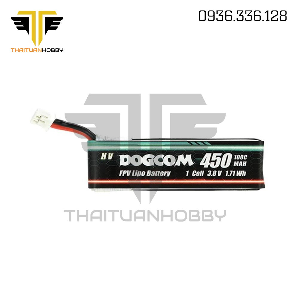 DOGCOM 450mah 1s 100c Ph2.0 / Bt2.0