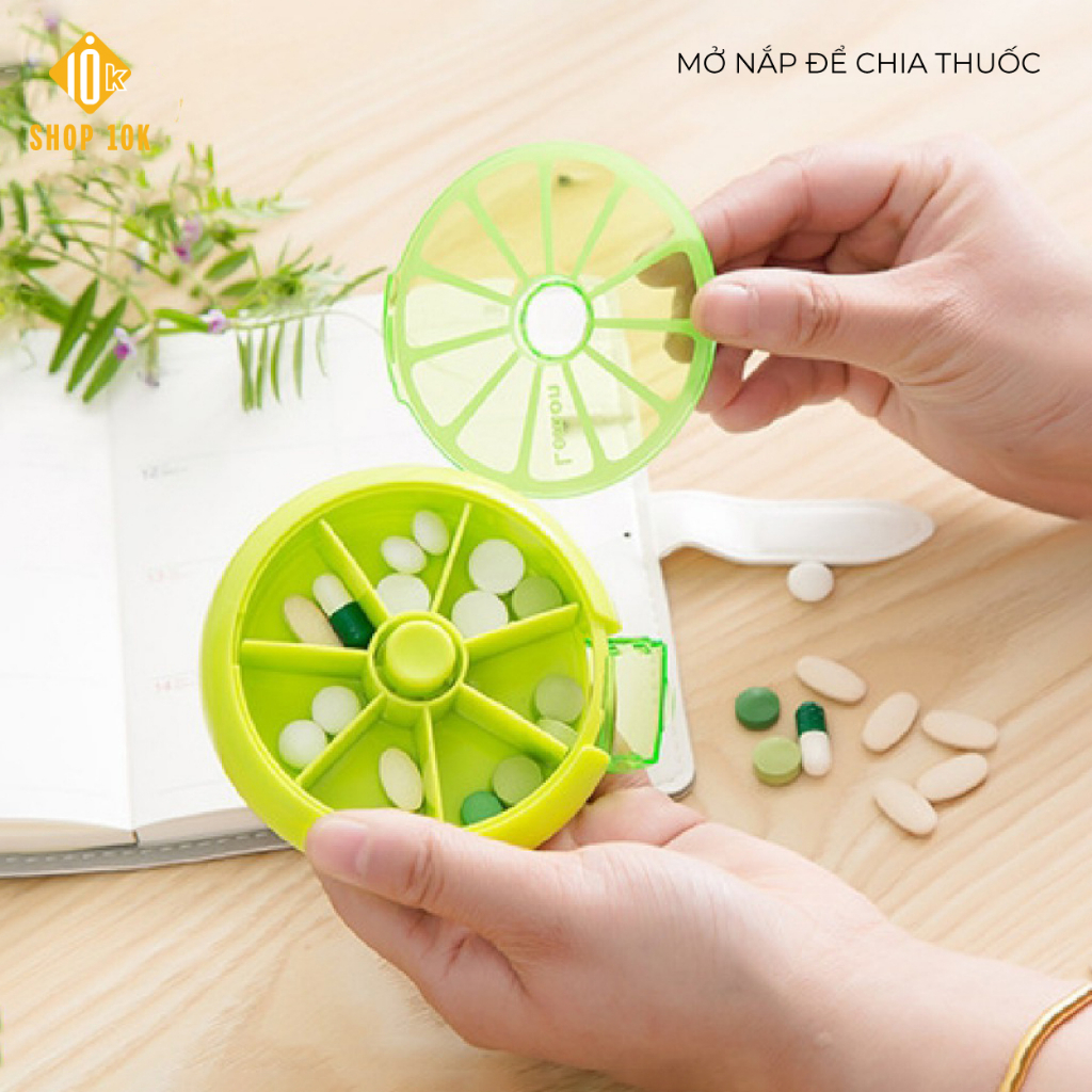 Hộp chia thuốc 7 ngày Fruit tiện dụng dùng đựng thuốc cá nhân - SP005350