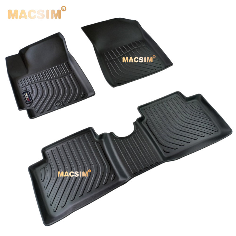 Thảm lót sàn xe Hyundai i10 2022+(sd) nhãn hiệu Macsim chất liệu tpe cao cấp màu đen