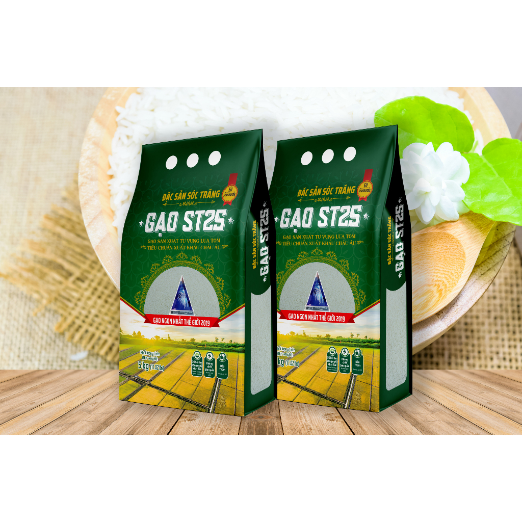 Gạo ST25 Vinaseed Lúa Tôm